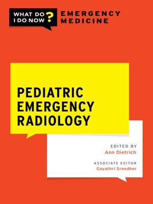 cover image of Pediatric Emergency Radiology
